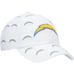 Los Angeles Chargers '47 Women's Team Confetti Clean Up Adjustable Hat White