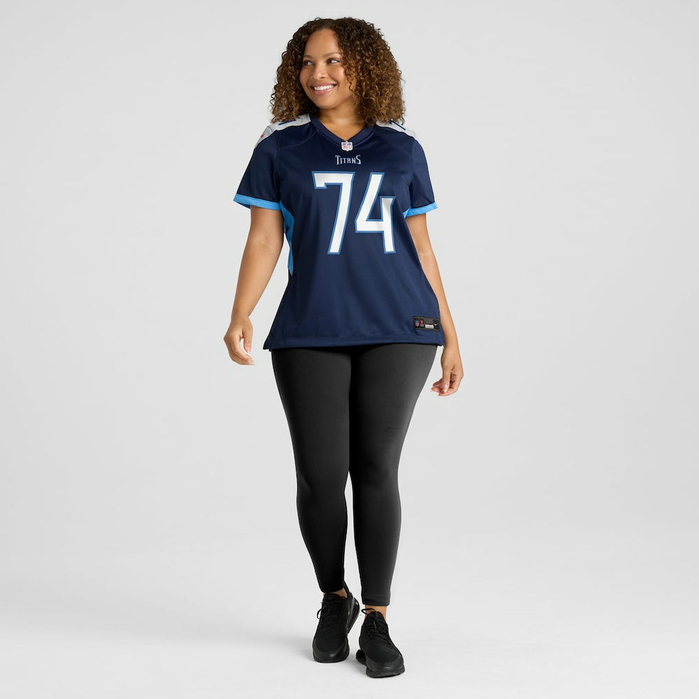 Bruce Matthews Tennessee Titans Women's Retired Player Jersey Navy