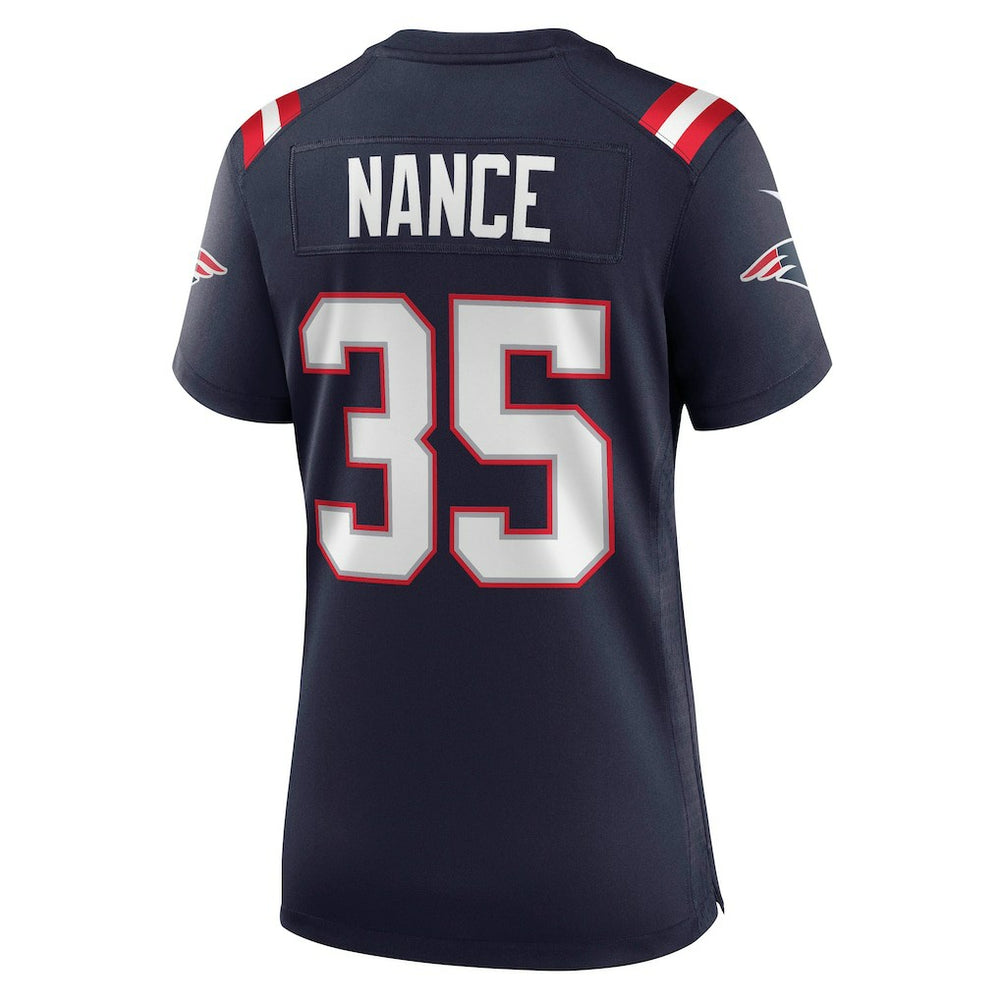 NFL Jim Nance New England Patriots Women's Retired Player Jersey - Navy
