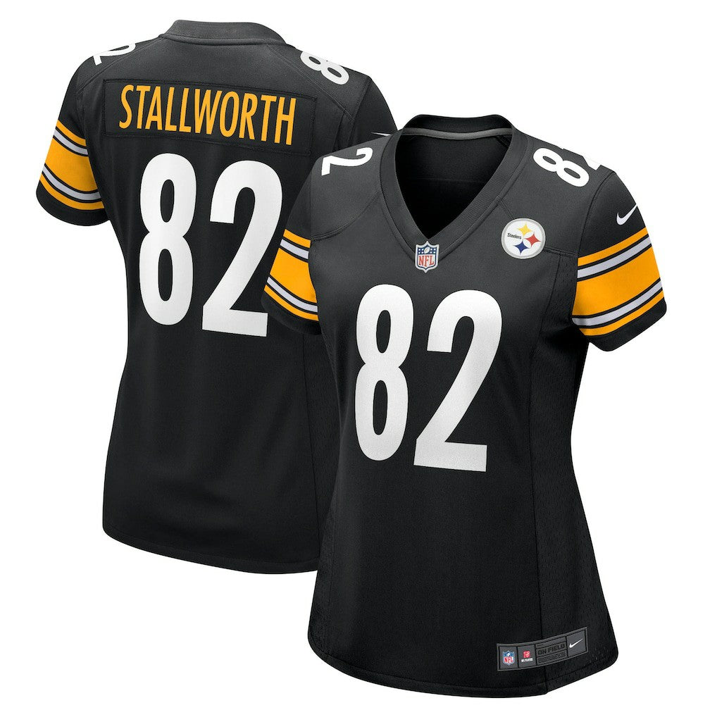 John Stallworth Pittsburgh Steelers Women's Retired Player Jersey Black