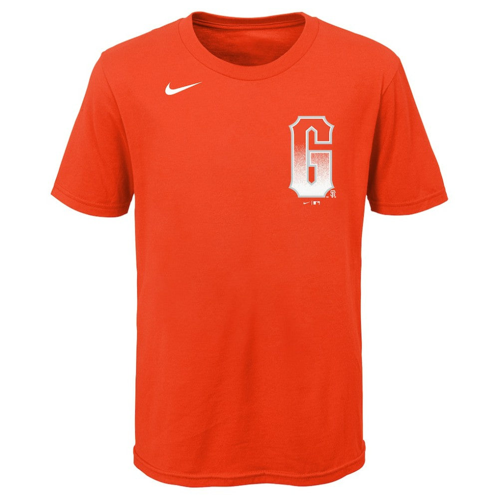 San Francisco Giants Nike Youth City Connect Wordmark T-Shirt - Orange T-shirts