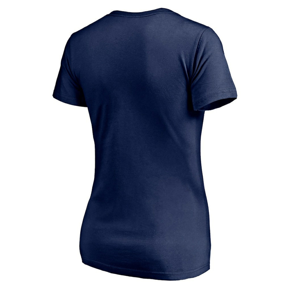 Jacksonville Jaguars Women's Red White and Team V-Neck T-Shirt Navy
