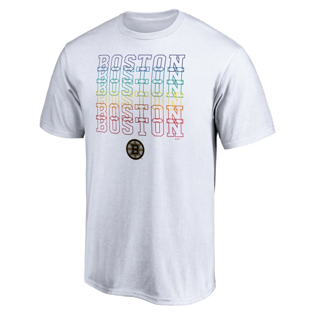 NHL Boston Bruins City Pride T-Shirt - White