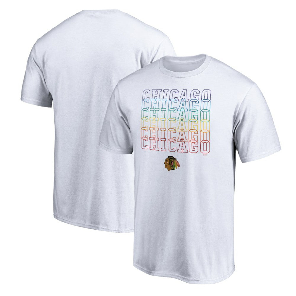 NHL Chicago Blackhawks City Pride T-Shirt - White