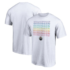 NHL Edmonton Oilers City Pride T-Shirt - White
