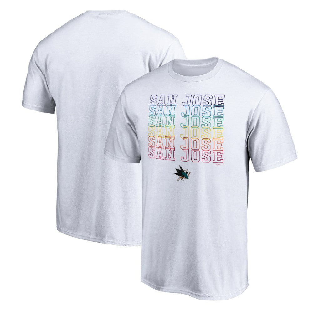 NHL San Jose Sharks City Pride T-Shirt - White