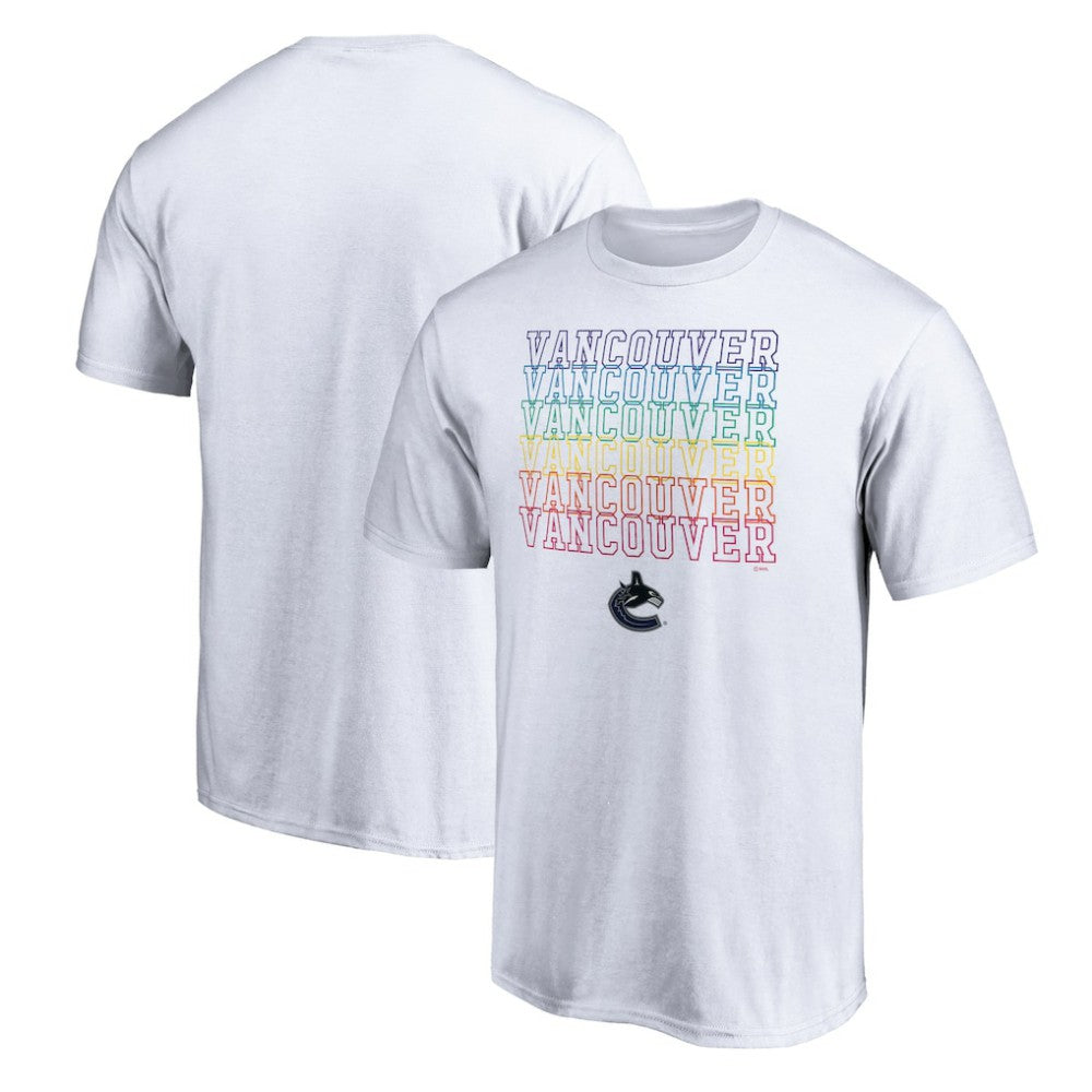 NHL Vancouver Canucks City Pride T-Shirt - White