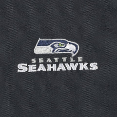 Seattle Seahawks Dunbrooke Big & Tall Dakota Canvas Hoodie Full-Zip Jacket Charcoal