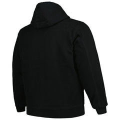 Tampa Bay Buccaneers Dunbrooke Big & Tall Dakota Canvas Hoodie Full-Zip Jacket Black