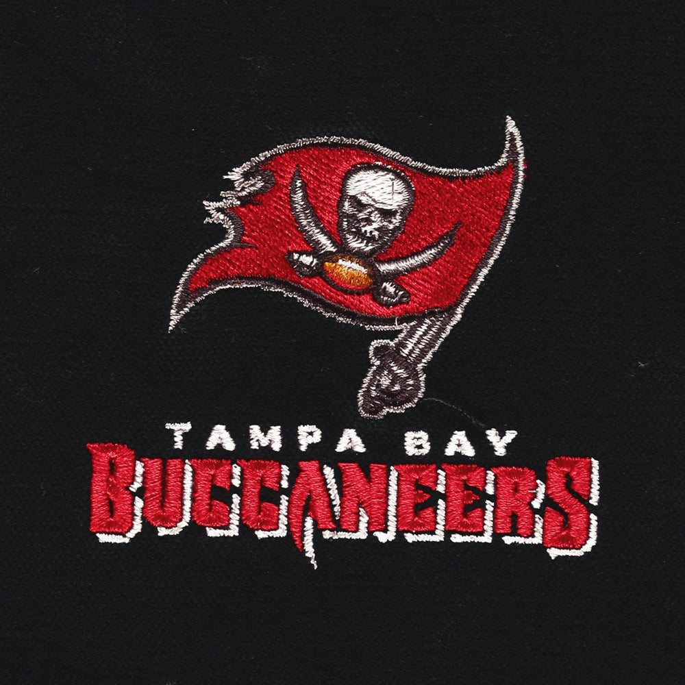 Tampa Bay Buccaneers Dunbrooke Big & Tall Dakota Canvas Hoodie Full-Zip Jacket Black