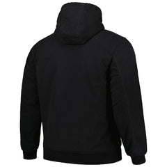 Arizona Cardinals Dunbrooke Big & Tall Dakota Canvas Hoodie Full-Zip Jacket Black