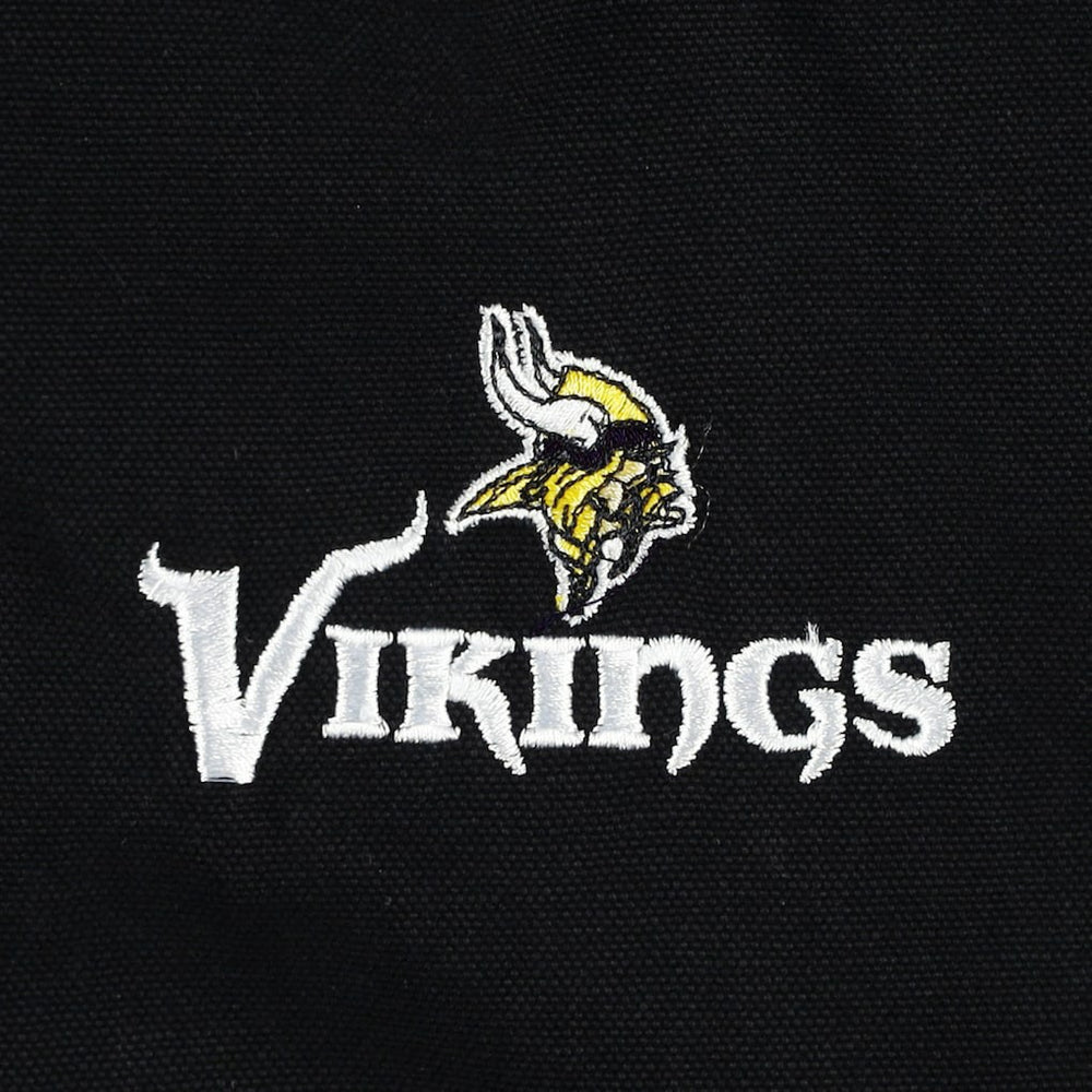 Minnesota Vikings Dunbrooke Big & Tall Dakota Canvas Hoodie Full-Zip Jacket Black