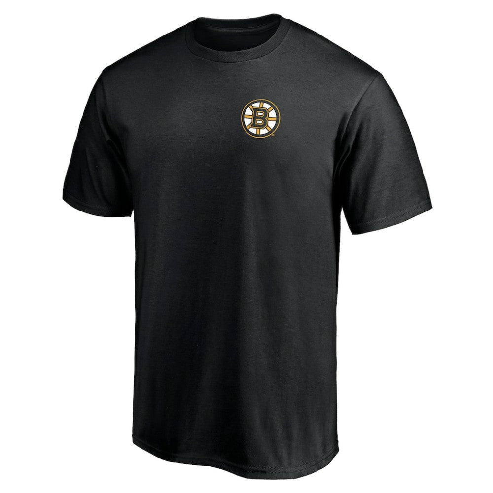NHL Boston Bruins Number One Dad Logo T-Shirt - Black