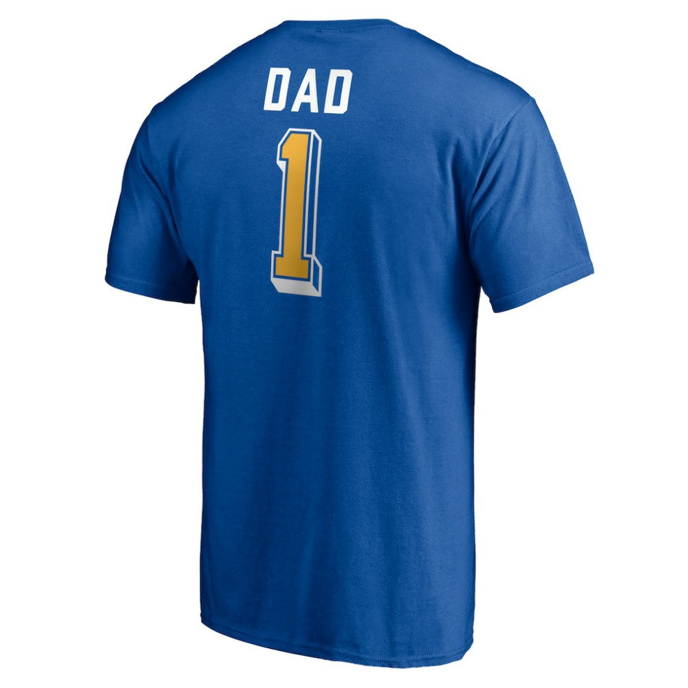 NHL Buffalo Sabres Number One Dad Logo T-Shirt - Royal