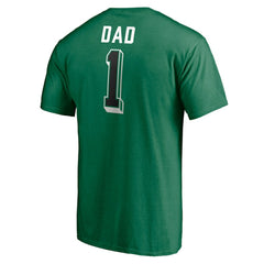 NHL Dallas Stars Number One Dad Logo T-Shirt - Green