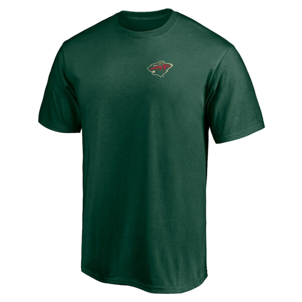NHL Minnesota Wild Number One Dad Logo T-Shirt - Green