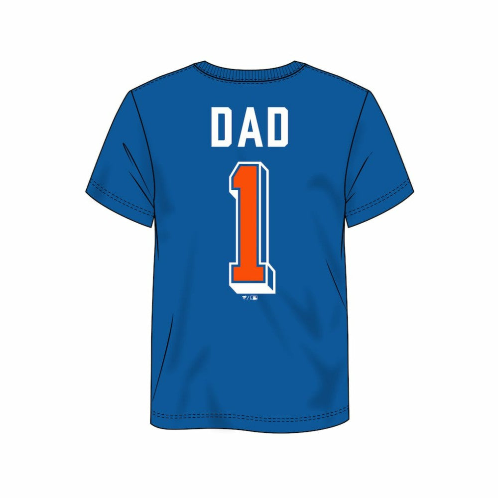 NHL New York Islanders Number One Dad Logo T-Shirt - Royal