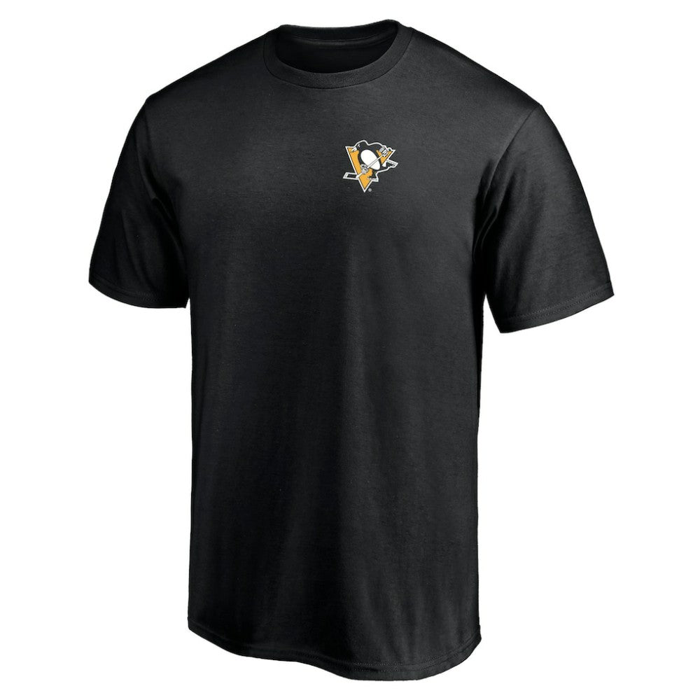 NHL Pittsburgh Penguins Number One Dad Logo T-Shirt - Black