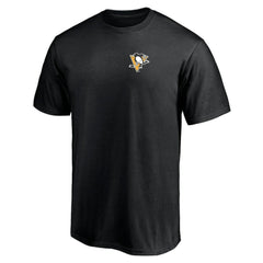 NHL Pittsburgh Penguins Number One Dad Logo T-Shirt - Black
