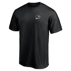 NHL San Jose Sharks Number One Dad Logo T-Shirt - Black