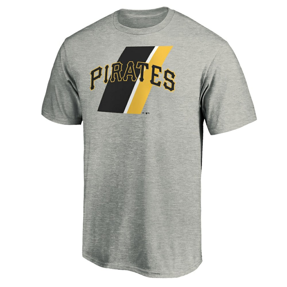 Pittsburgh Pirates Team Prep T-Shirt - Heathered Gray T-shirts