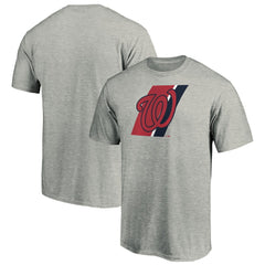 Washington Nationals Team Prep T-Shirt - Heathered Gray T-shirts