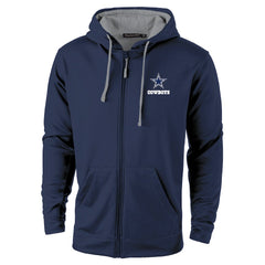 Dallas Cowboys Dunbrooke Apprentice Full-Zip Hoodie Navy/Gray