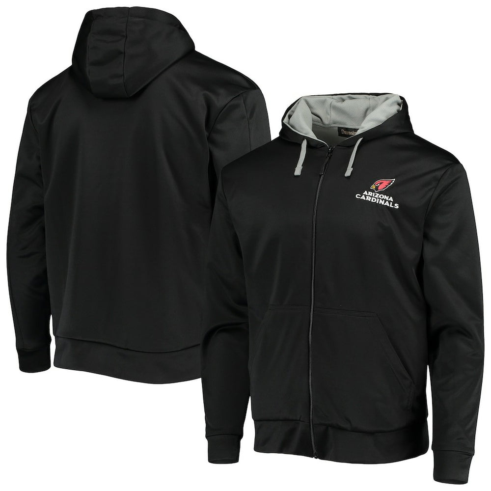 Arizona Cardinals Dunbrooke Apprentice Full-Zip Hoodie Black/Gray