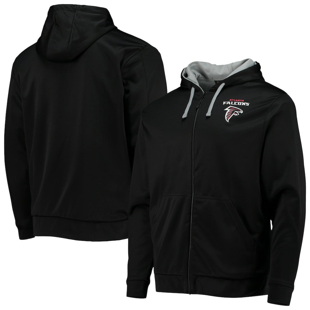 Atlanta Falcons Dunbrooke Apprentice Full-Zip Hoodie Black/Gray