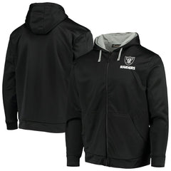 Las Vegas Raiders Dunbrooke Apprentice Full-Zip Hoodie Black/Gray