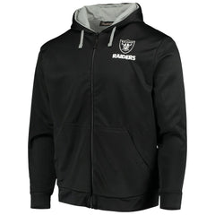 Las Vegas Raiders Dunbrooke Apprentice Full-Zip Hoodie Black/Gray