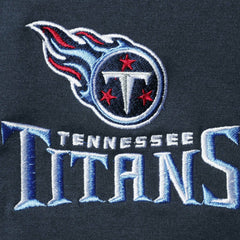 Tennessee Titans Dunbrooke Shag Tri-Blend Full-Zip Raglan Hoodie Navy