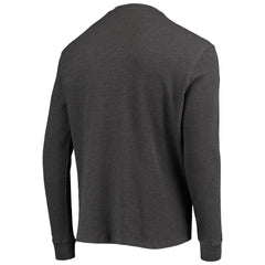 Seattle Seahawks Dunbrooke Logo Maverick Thermal Henley Long Sleeve T-Shirt Heathered Gray