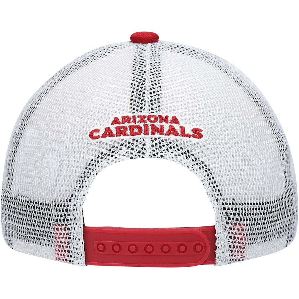Arizona Cardinals Youth Core Lockup Adjustable Hat Cardinal/White