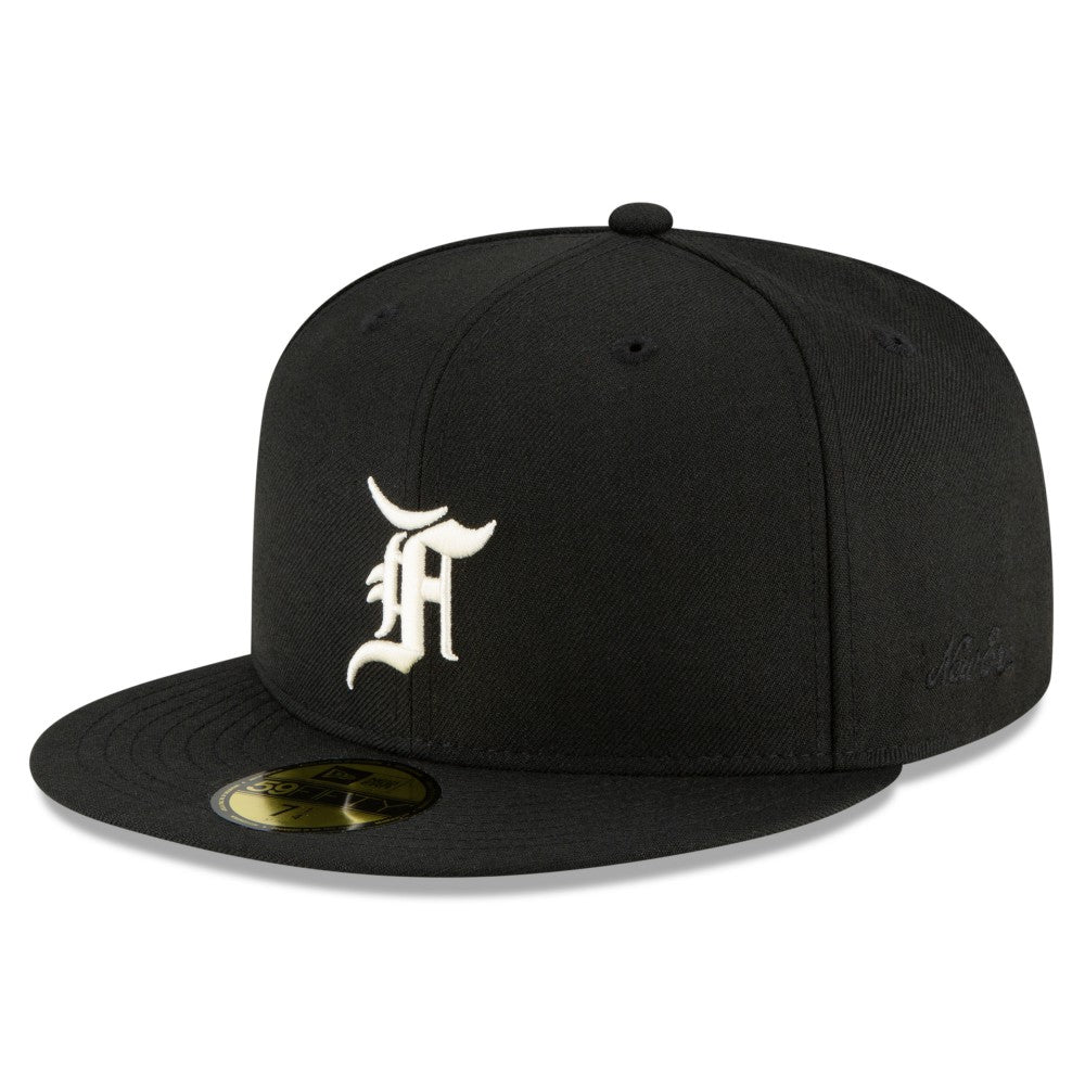 MLB New Era Fear of God Essentials 59FIFTY Fitted Hat - Black Hats