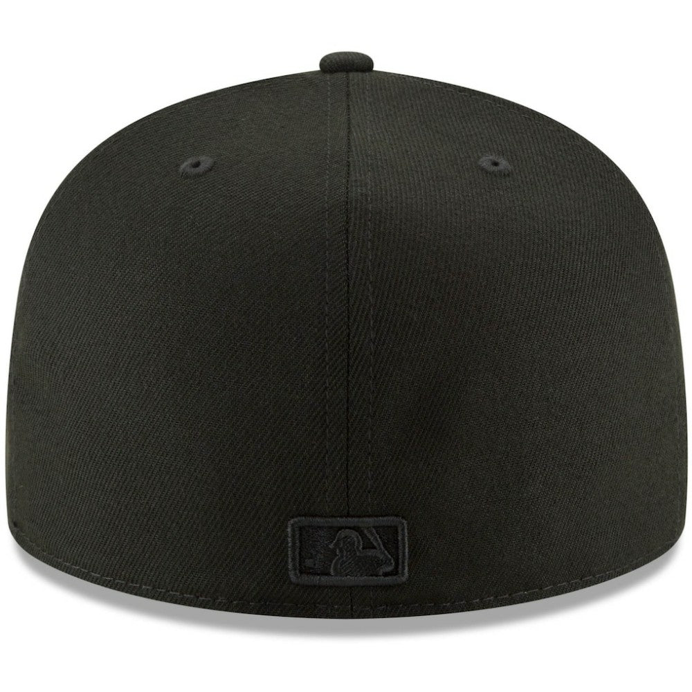 St. Louis Cardinals New Era Black on Black 59FIFTY Fitted Hat - Black Hats