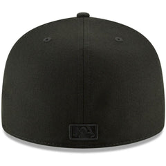 St. Louis Cardinals New Era Black on Black 59FIFTY Fitted Hat - Black Hats
