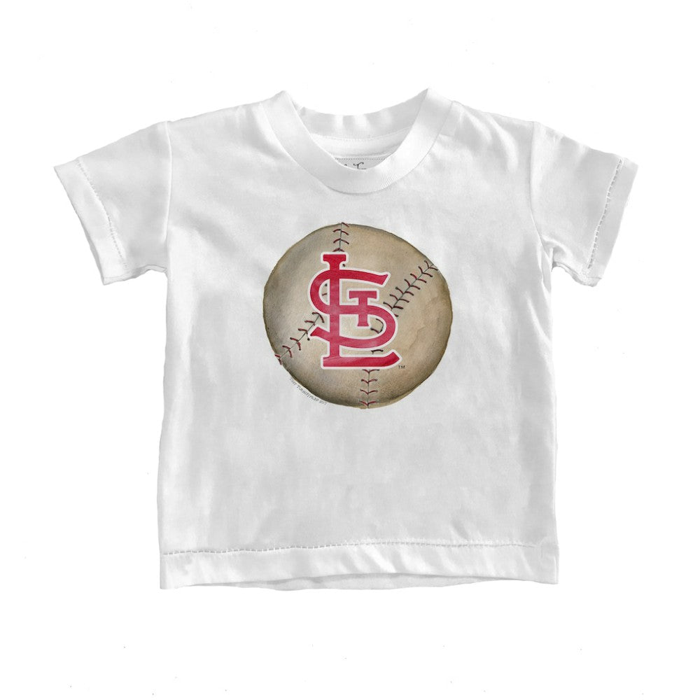St. Louis Cardinals Tiny Turnip Youth Stitched Baseball T-Shirt - White T-shirts