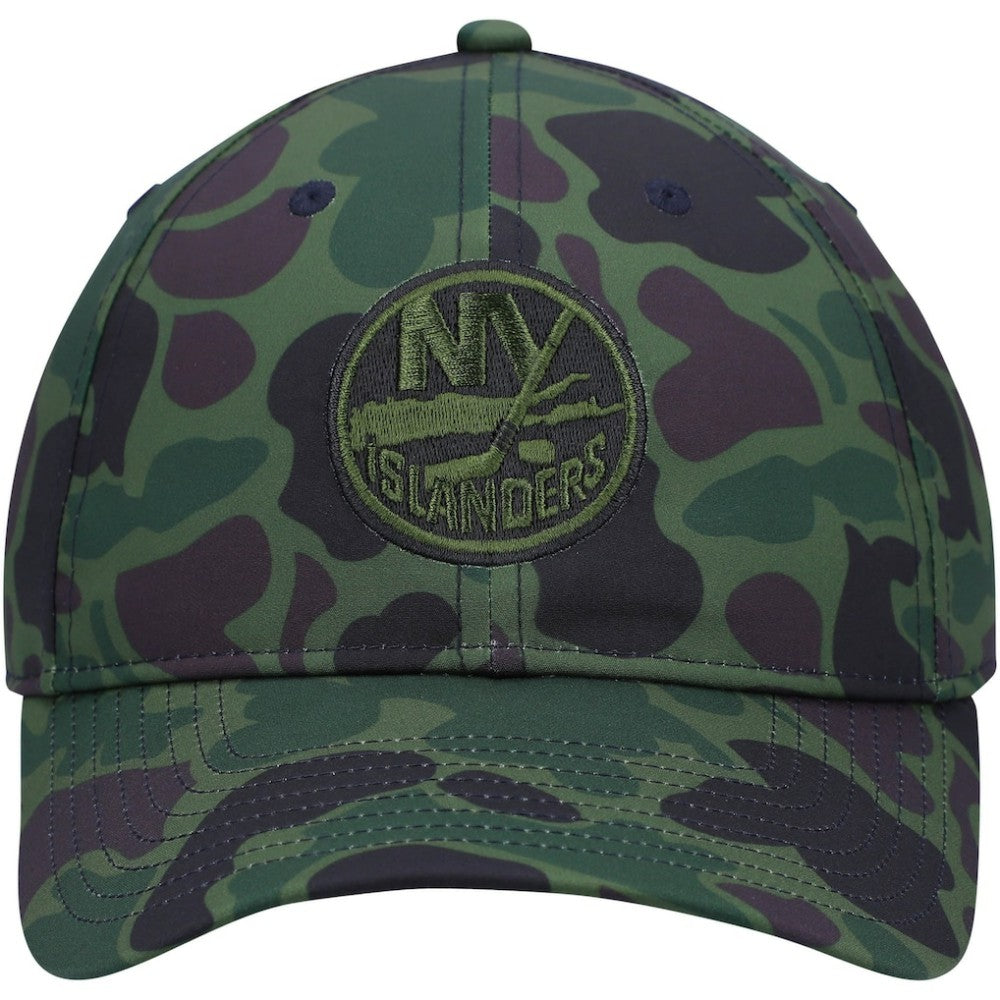 NHL New York Islanders adidas Locker Room Slouch Adjustable Hat - Camo