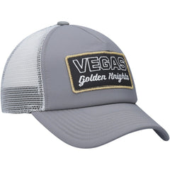 NHL Vegas Golden Knights adidas Locker Room Foam Trucker Snapback Hat - Gray/White
