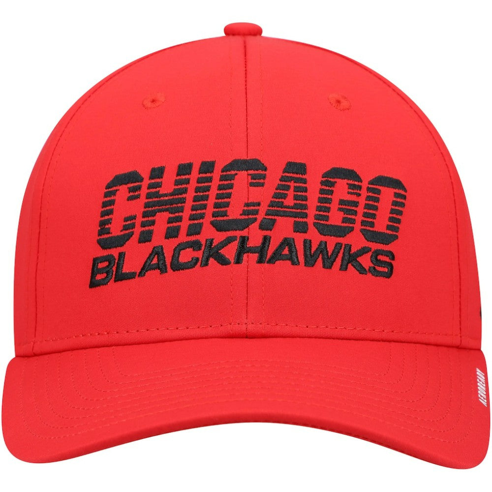 NHL Chicago Blackhawks adidas 2021 Locker Room AEROREADY Flex Hat - Red