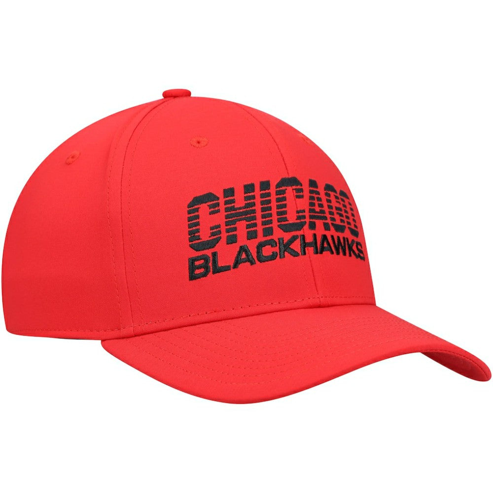 NHL Chicago Blackhawks adidas 2021 Locker Room AEROREADY Flex Hat - Red