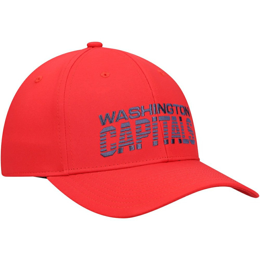 NHL Washington Capitals adidas 2021 Locker Room AEROREADY Flex Hat - Red