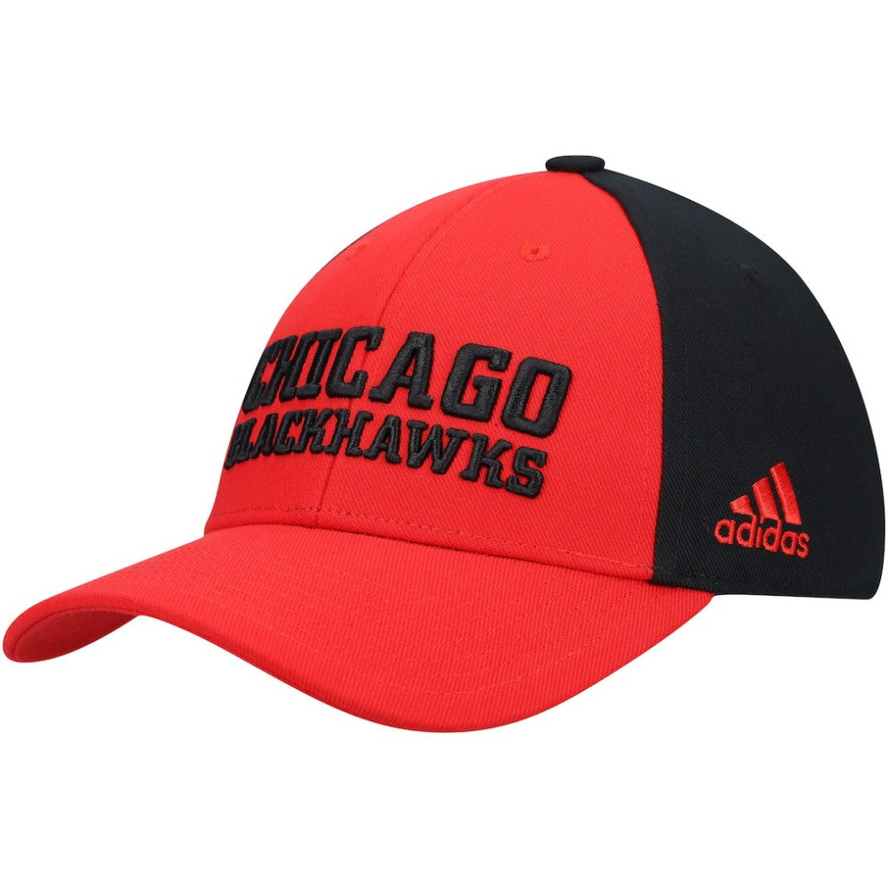 NHL Chicago Blackhawks adidas Locker Room Adjustable Hat - Red