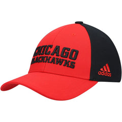 NHL Chicago Blackhawks adidas Locker Room Adjustable Hat - Red