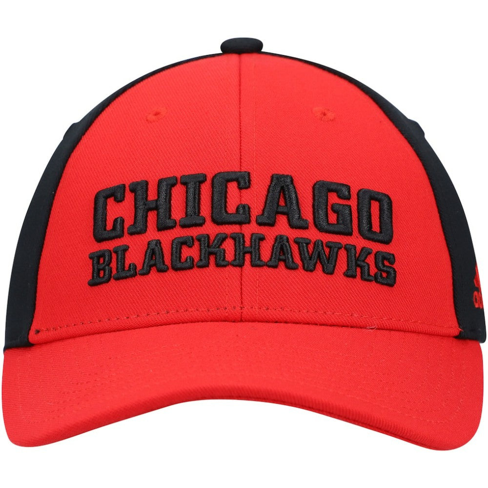 NHL Chicago Blackhawks adidas Locker Room Adjustable Hat - Red