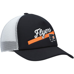 NHL Philadelphia Flyers adidas Women's Foam Trucker Snapback Hat - Black/White