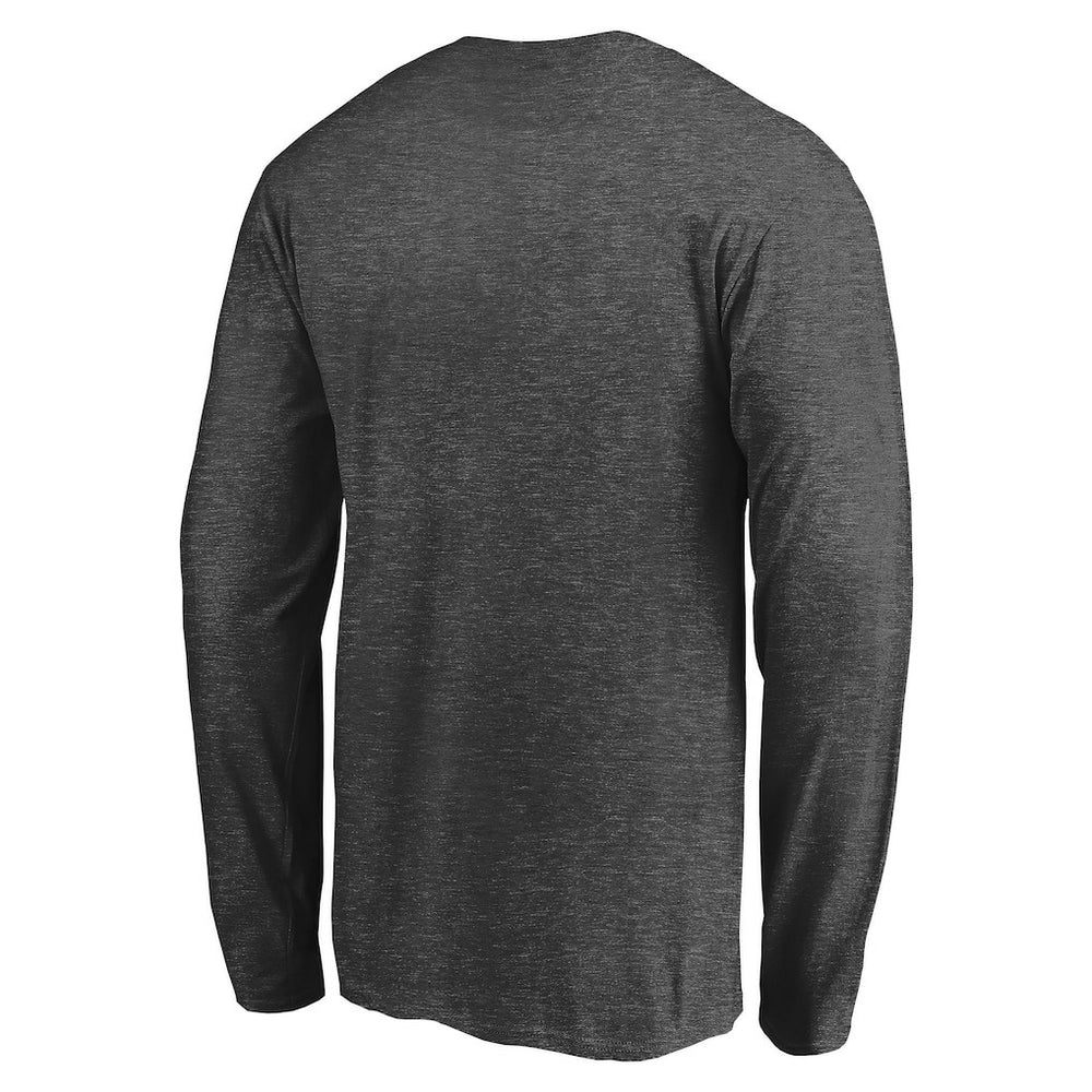 Los Angeles Rams Big & Tall Primary Logo Long Sleeve T-Shirt Heathered Charcoal