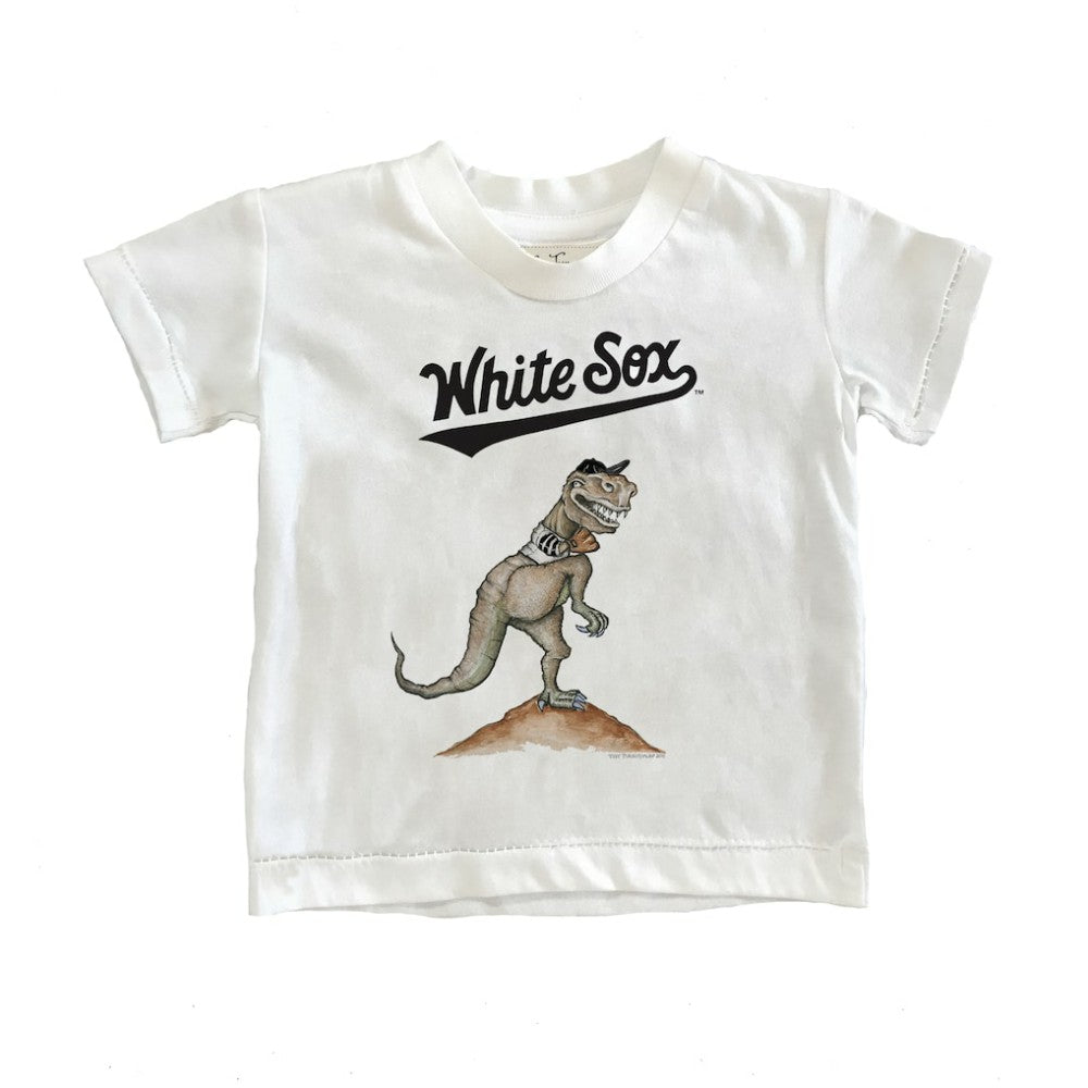 Chicago White Sox Tiny Turnip Youth TT Rex T-Shirt - White T-shirts