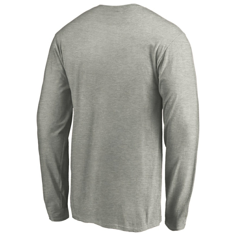 NHL Boston Bruins Primary Logo Long Sleeve T-Shirt - Heather Gray